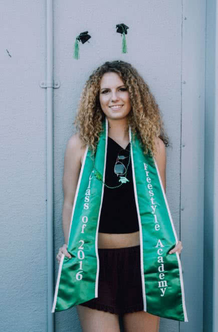 Green graduation stoles fa